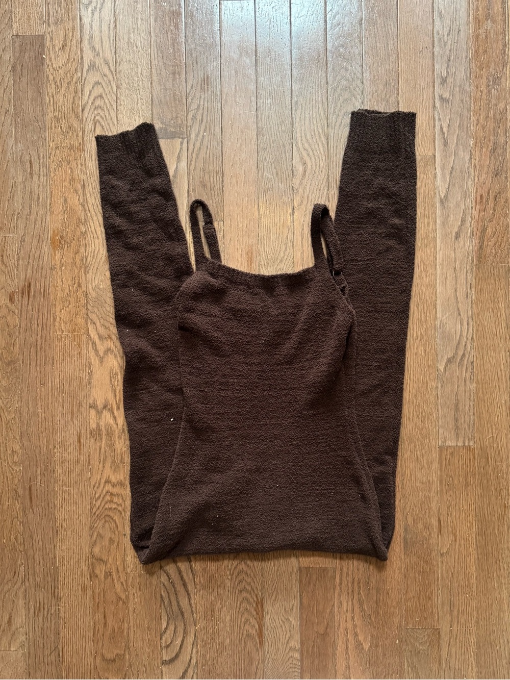 Windsor Chocolate Brown Knit Catsuit